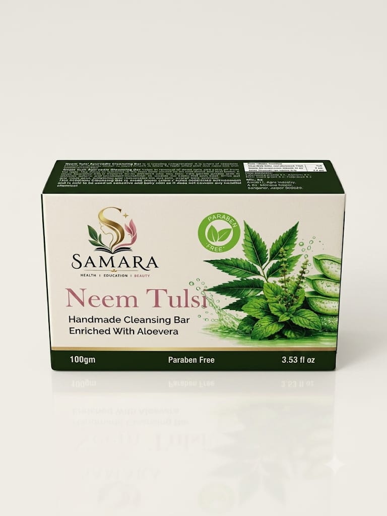 Herbal Neem Tulsi soap (mini)